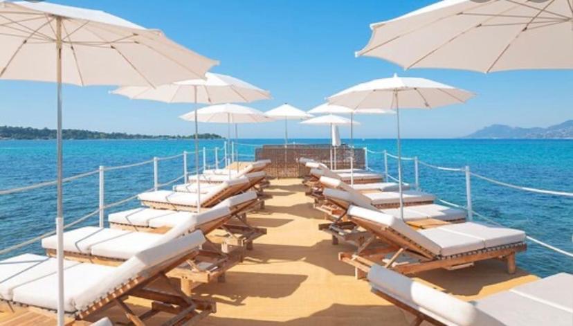 Luxurious Studio In Cannes 450M From Sea With Terrace And Air Conditioning And Private Parking Exterior foto
